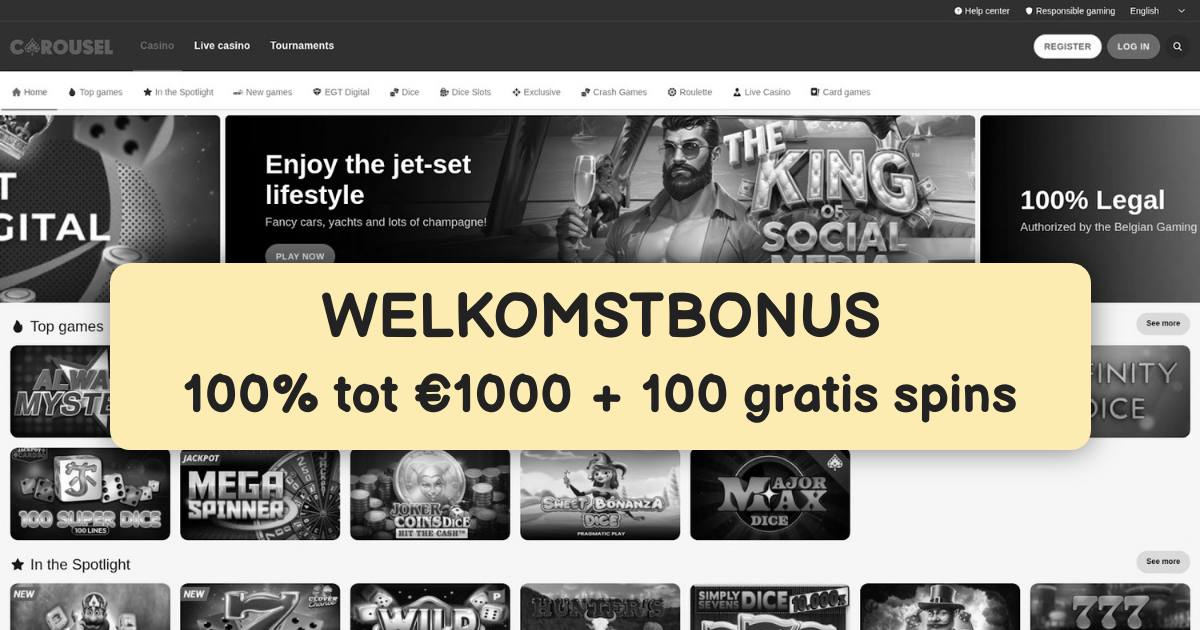 Carousel Casino België - Premium Online Gokkasten